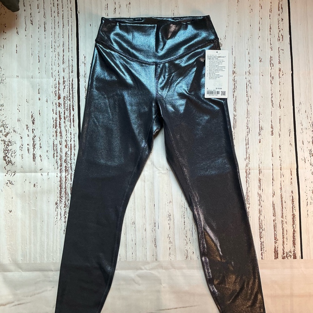 Lululemon Wunder Under Smoothcover Foil Leggings 25”